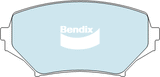Brake Disc Pad Set  Bendix DB2063 GCT For MAZDA MX-5 NC 2L