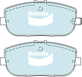 Brake Disc Pad Set  Bendix DB2064 GCT For ABARTH 124 348 1.4L MAZDA MX-5 NC 2L