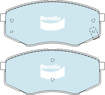 Brake Pads General CT Bendix DB2072GCT for Kia Sportage SL SUV GDI 2.0LTP G4NC