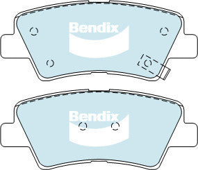 Brake Pads H/Duty Bendix DB2080HD for Chevrolet Silverado 1500 Extended Cab Pickup 5.3 4WD 5.3LTP LH6