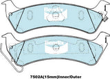 Brake Disc Pad Set  Bendix 7502A 4WD For JEEP CHEROKEE XJ 4L GRAND CHEROKEE 4L