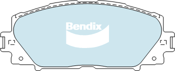 Brake Disc Pad Set Front Bendix DB2159 GCT For Lexus CT Toyota Prius