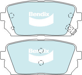 Brake Pads H/Duty Bendix DB2175HD for Hyundai ix35 LM SUV GDi 2.4LTP G4KJ