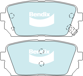Brake Pads H/Duty Bendix DB2175HD for Hyundai ix35 LM SUV GDi 2.4LTP G4KJ