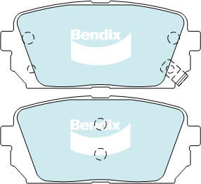 Brake Pads H/Duty Bendix DB2175HD for Kia Rondo UN MPV CVVT 2.0LTP G4KA
