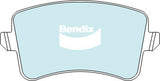 Brake Disc Pad Set  Bendix DB2185 GCT For AUDI  Q5 A6/A5/A4 B8