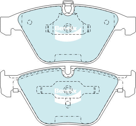Brake Pads H/Duty Bendix DB2187HD for BMW 3 Series E92 Coupe 330d 3.0LTD T N57D30A
