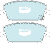 Brake Disc Pad Set Front Bendix DB2212 GCT For HONDA Civic FN FK 1.8L FWD