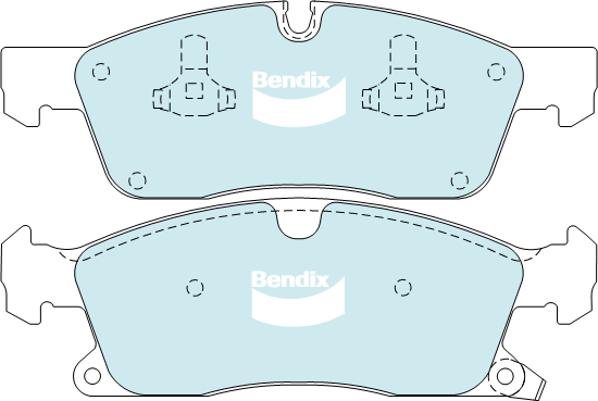 Brake Pads H/Duty Bendix DB2216HD for Jeep Grand Cherokee WK WK2 SUV 3.6 4x4 3.6LTP ERB