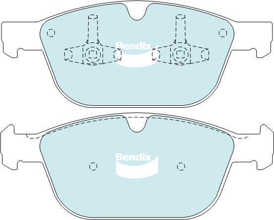 Brake Pads H/Duty Bendix DB2218HD for Volvo XC60 DZ SUV AWD 3.2LTP B 6324 S