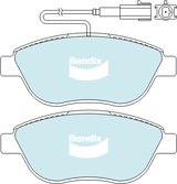 Brake Pads General CT Bendix DB2219GCT for Abarth 500C / 595C / 695C Convertible 1.4LTP 312 A1.000 312 A3.000