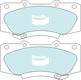 Brake Pads 4WD/SUV Bendix DB22214WD for Toyota Hilux KUN26 Cab Chassis D 3.0LTD 1KD FTV