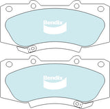 Brake Pads H/Duty Bendix DB2221HD for Toyota Hilux KUN26 Ute D 3.0LTD 1KD FTV