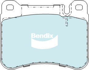 Brake Pads General CT Bendix DB2235GCT for Mercedes Benz C-Class W203 Sedan C320 CDI (203.020) 3.0LTD OM642.910