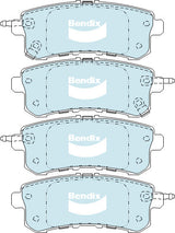 Brake Disc Pad Set  Bendix DB2244 4WD For NISSAN Patrol Y62 5.6L AWD Petrol