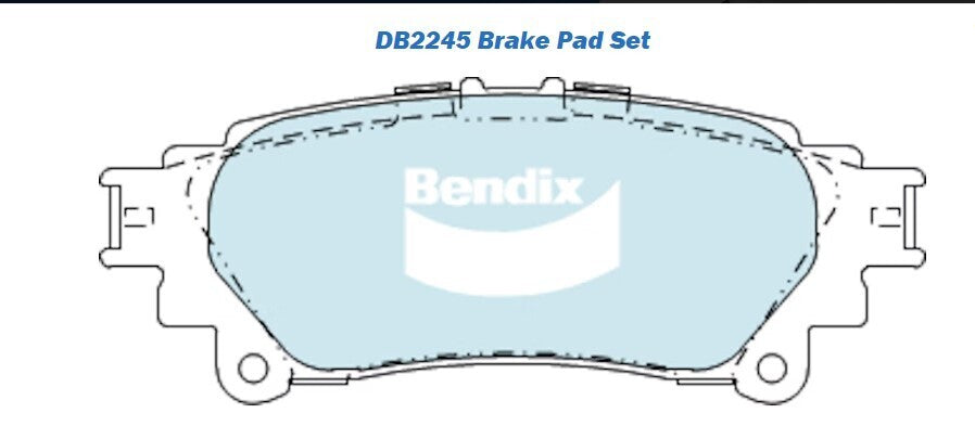 BENDIX 4WD BRAKE PAD DB2245-4WD