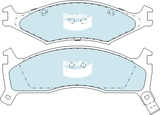 Brake Disc Pad Set  Bendix DB2248 4WD