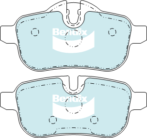 Brake Disc Pad Set  Bendix DB2257 GCT For BMW Z4 E89 sDrive 2.0 i 2.3 i 2.8 i