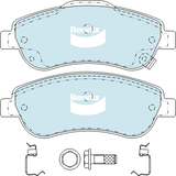 Brake Disc Pad Set Front Bendix DB2271 4WD For HONDA CR-V RM 1.6L i-DTEC 2.0L