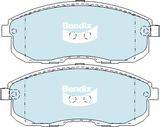 Brake Pads General CT Bendix DB2287GCT for Nissan Pulsar B17 Sedan SSS 1.6LTP
