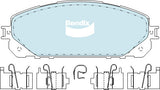 Brake Disc Pad Set  Bendix DB2337 4WD For JEEP Cherokee KL