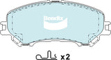Brake Pads 4WD/SUV Bendix DB23454WD for Nissan X-Trail T32 SUV 2.5LTP QR25DE