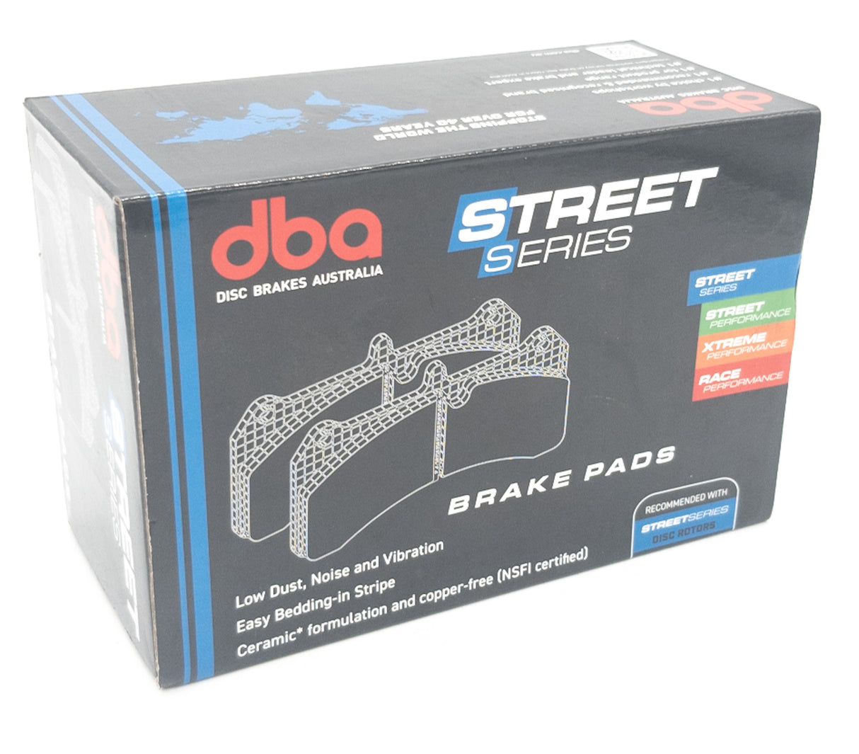 Front Disc Brake Pads DBA DB2345SS for Nissan Xtrail T32 Qashqai J11 Street Series