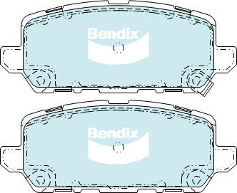 Brake Disc Pad Set  Bendix DB2355 4WD For HONDA HR-V RU 1.8L 2015-ON