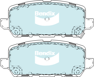 Brake Disc Pad Set  Bendix DB2355 4WD For HONDA HR-V RU 1.8L 2015-ON