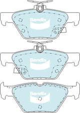 Brake Pads General CT Bendix DB2398GCT for Subaru Liberty BN BNF Sedan 3.6 i AWD 3.6LTP EZ36D