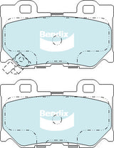 Brake Disc Pad Set  Bendix DB2401 GCT For INFINITY FX G M Q50 Q70 QX70 NISSAN