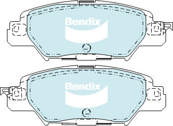 Brake Disc Pad Set  Bendix DB2414 4WD For MAZDA CX-5 KE KF