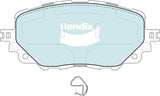 Brake Pads General CT Bendix DB2441GCT for Mazda MX-5 RF ND Coupe 2.0LTP PE VPS