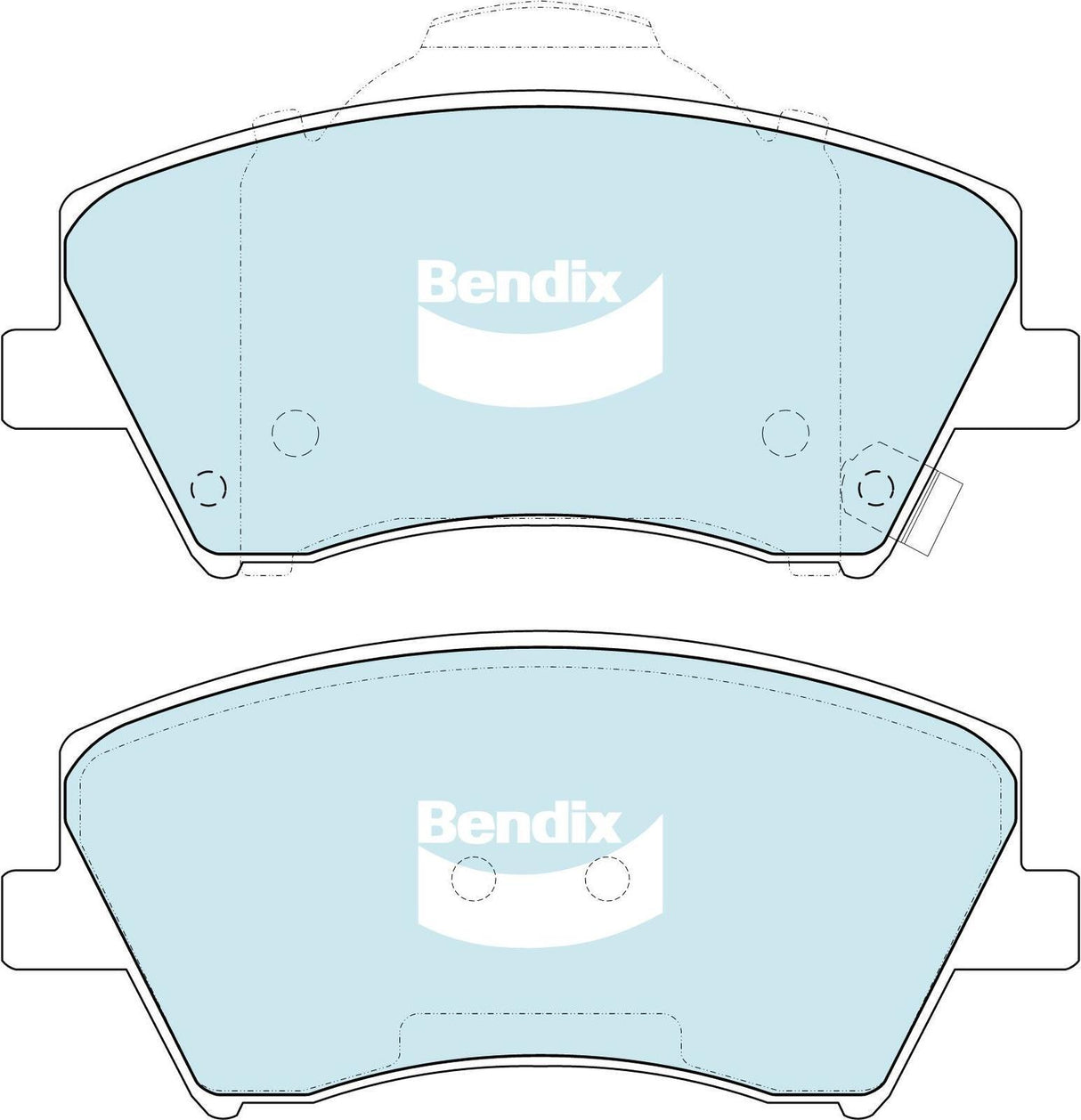 Brake Pads General CT Bendix DB2443GCT for Hyundai Elantra AD Sedan SR Turbo 1.6LTP G4FJ