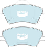 Brake Pads General CT Bendix DB2443GCT for Hyundai Elantra AD Sedan SR Turbo 1.6LTP G4FJ