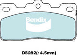 Brake Disc Pad Set Bendix DB282 GCT For Toyota Carina Celica Cressida Crown