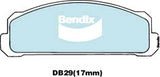 Brake Disc Pad Set  Bendix DB29 GCT For FIAT 124 1200 127 128 132 Superbravo