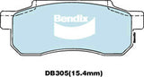 Brake Disc Pad Set  Bendix DB305 GCT For HONDA CIty VF 1.2L