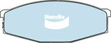 Brake Disc Pad Set Front Bendix DB321 4WD For FORD Maverick NISSAN Patrol