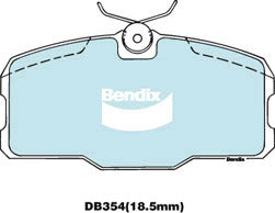 Brake Disc Pad Set  Bendix DB354 GCT