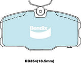 Brake Disc Pad Set  Bendix DB354 GCT