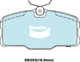 Brake Disc Pad Set  Bendix DB354 GCT