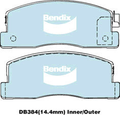=NLA=BENDIX DISC PAD SET GCT L/3