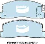 =NLA=BENDIX DISC PAD SET GCT L/3