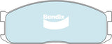 Brake Disc Pad Set Front Bendix DB388 4WD For FORD Econovan MAZDA E-Series
