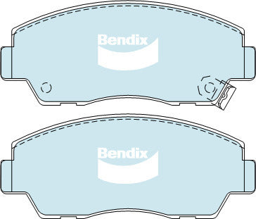 Brake Disc Pad Set Front Bendix DB409 4WD For FORD Courier MAZDA B-Series