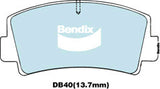 Brake Disc Pad Set  Bendix DB40 GCT For FORD Courier MAZDA 929 B-Series RX-4