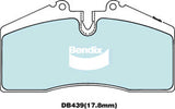 Brake Disc Pad Set  Bendix DB439 ULT For PORSCHE 911 993 3.6 Carrera 928 968