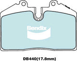 Brake Disc Pad Set  Bendix DB440 ULT For FERRARI 348 tb/GTB PORSCHE 911 928