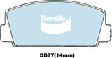 Brake Disc Pad Set Bendix DB77 GCT For Toyota Celica Corona Crown